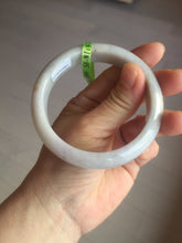 Load image into Gallery viewer, 58.8mm Certified type A 100% Natural light purple/white/orange Jadeite bangle G89-3054