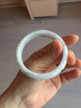 Load image into Gallery viewer, 54.4mm certified 100% natural Type A white/purple/green jadeite jade bangle BL49-6240