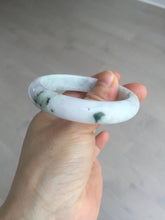 Load image into Gallery viewer, 54.4mm certified 100% natural Type A white/purple/green jadeite jade bangle BL49-6240