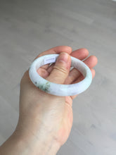 Load image into Gallery viewer, 54.4mm certified 100% natural Type A white/purple/green jadeite jade bangle BL49-6240
