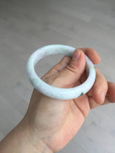 Load image into Gallery viewer, 54.4mm certified 100% natural Type A white/purple/green jadeite jade bangle BL49-6240