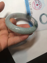 Load image into Gallery viewer, 55 mm Certified type A 100% Natural green/purple/black Jadeite bangle AT97-7557