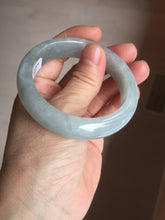 Load image into Gallery viewer, 53.4mm Certified Type A 100% Natural icy watery light green purple jadeite Jade bangle BK122-3397