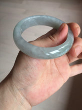 Load image into Gallery viewer, 53.4mm Certified Type A 100% Natural icy watery light green purple jadeite Jade bangle BK122-3397