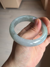 Load image into Gallery viewer, 53.4mm Certified Type A 100% Natural icy watery light green purple jadeite Jade bangle BK122-3397