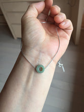 Load image into Gallery viewer, 9.5-10mm Type A 100% Natural light green Guatemala Jadeite Jade small safty ring pendant group PC192 Add on item