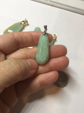 Load image into Gallery viewer, 100% natural type A sunny green yellow blessed melon 福瓜) Jadeite Jade pendant group PB52