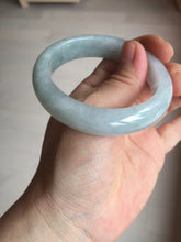 Load image into Gallery viewer, 53.4mm Certified Type A 100% Natural icy watery light green purple jadeite Jade bangle BK121-3399
