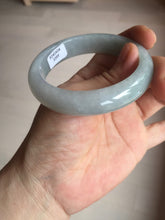 Load image into Gallery viewer, 53.4mm Certified Type A 100% Natural icy watery light green purple jadeite Jade bangle BK121-3399
