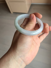 Load image into Gallery viewer, 51mm certified Type A 100% Natural green/purple/white oval Jadeite Jade bangle BM59-0262