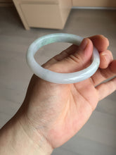 Load image into Gallery viewer, 51mm certified Type A 100% Natural green/purple/white oval Jadeite Jade bangle BM59-0262