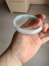 Load image into Gallery viewer, 51mm certified Type A 100% Natural green/purple/white oval Jadeite Jade bangle BM59-0262