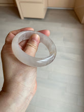 Load image into Gallery viewer, 52mm 100% natural icy light purple/pink Quartzite (Shetaicui jade) bangle SY54