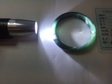 Load image into Gallery viewer, 60.6mm Certified Type A 100% Natural dark green/blue/gray/black Guatemala Jadeite bangle PB278-0712