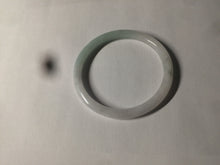 Load image into Gallery viewer, 54.5mm certified 100% natural green/purple/white slim round cut jadeite jade bangle L147-5552