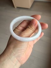 Load image into Gallery viewer, 52mm certified Type A 100% Natural green/purple/white oval Jadeite Jade bangle BM58-0261