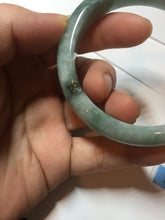 Load image into Gallery viewer, 54.3mm Certified 100% natural Type A dark green jadeite jade bangle BN12-7067