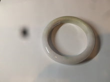 Load image into Gallery viewer, 54.5mm Certified 100% natural Type A sunny green/yellow/white jadeite jade bangle L148-5353