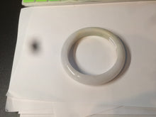 Load image into Gallery viewer, 54.5mm Certified 100% natural Type A sunny green/yellow/white jadeite jade bangle L148-5353