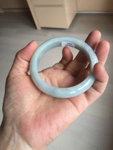 Load image into Gallery viewer, 57.5mm Certified 100% natural Type A light green white jadeite jade bangle B116-5269