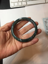 Load image into Gallery viewer, 60.6mm Certified Type A 100% Natural dark green/blue/gray/black Guatemala Jadeite bangle PB278-0712