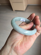 Load image into Gallery viewer, 57.5mm Certified 100% natural Type A light green white jadeite jade bangle B116-5269