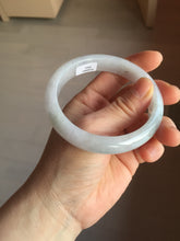 Load image into Gallery viewer, 58.5mm certified Type A 100% Natural white light green purple Jadeite Jade bangle PF68-0501