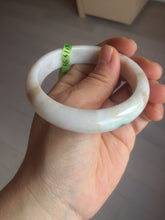 Load image into Gallery viewer, 56.5mm certified 100% natural Type A green purple brown jadeite jade bangle G77-5703