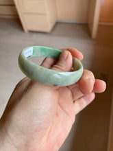 Load image into Gallery viewer, 52.5mm certified 100% natural Type A sunny green red yellow thin jadeite jade bangle GL19-1-4129