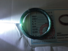 Load image into Gallery viewer, 60.8mm Certified Type A 100% Natural dark green/blue/gray/black Guatemala Jadeite bangle PB279-0687