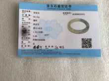 Load image into Gallery viewer, 53.3mm 100% Natural Certified black/yellow/gray Sesame Paste (芝麻糊青花) chubby round cut nephrite bangle HN227
