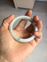 Load image into Gallery viewer, 52.2mm 100% natural certified green/purple/orange(FU LU SHOU) jadeite jade bangle Q139-7290