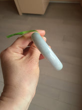 Load image into Gallery viewer, 56.7mm certified type A 100% Natural light green/blue purple Jadeite Jade bangle AB2-1325