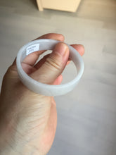 Load image into Gallery viewer, 51mm Certified Type A 100% Natural light purple/white square Jadeite Jade bangle BN92-2723