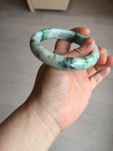 Load image into Gallery viewer, 59mm 100% natural Type A sunny green purple jadeite jade bangle BM74