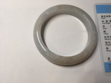 Load image into Gallery viewer, 54.5mm Certified Type A 100% Natural white purple Jadeite bangle AY130-6662