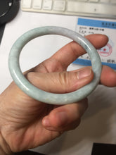 Load image into Gallery viewer, 61mm certified Type A 100% Natural light green light purple round cut Jadeite Jade bangle PH218-3235
