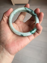 Load image into Gallery viewer, 59mm 100% natural Type A sunny green purple jadeite jade bangle BM74