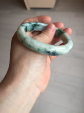 Load image into Gallery viewer, 59mm 100% natural Type A sunny green purple jadeite jade bangle BM74