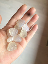 Load image into Gallery viewer, 100% natural icy clear warm light yellow/white agate happy Buddha pendant XY76 (add on item)