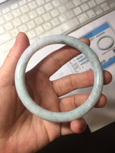Load image into Gallery viewer, 61mm certified Type A 100% Natural light green light purple round cut Jadeite Jade bangle PH218-3235