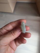 Load image into Gallery viewer, 100% Natural Type A Light Green Gray Jadeite Jade Lucky Fortune Seashell (福贝) Pendant Group PH235