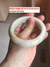Load image into Gallery viewer, Sale! Type A 100% Natural dark green/white/black Jadeite Jade bangle with defects group 3