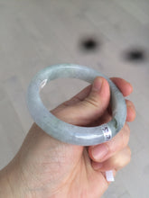 Load image into Gallery viewer, 55.7mm Certified Type A 100% Natural watery light purple/green/white Jadeite Jade bangle F99-3522