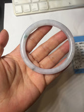 Load image into Gallery viewer, 60.5mm certified Type A 100% Natural light green light purple round cut Jadeite Jade bangle PH219-3209