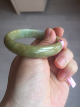 Load image into Gallery viewer, Certified 51.5 mm Type A 100% Natural green/yellow/brown oval Jadeite Jade bangle G67-7784