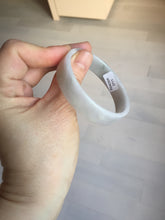 Load image into Gallery viewer, 51mm Certified Type A 100% Natural light purple/white square Jadeite Jade bangle BN94-2711