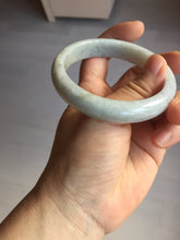 Load image into Gallery viewer, 56.5mm certified Type A 100% Natural purple white Jadeite Jade bangle D138-4044