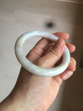 Load image into Gallery viewer, 56.9mm certified 100% natural type A light green/purple/yellow round cut jadeite jade bangle D125-8926