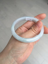 Load image into Gallery viewer, 52mm certified Type A 100% Natural green/purple/white oval Jadeite Jade bangle BM57-0280